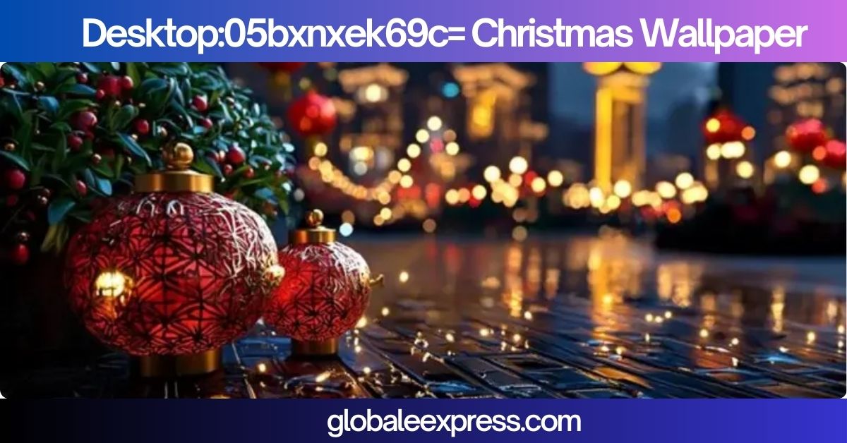 Desktop:05bxnxek69c= Christmas Wallpaper: The Ultimate Guide to Festive Desktop Personalization